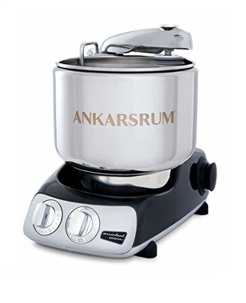 Тестомес-миксер Ankarsrum Assistent Original AKM6230 Black Diamond-чёрный бриллиант, 2 чаши: 7 и 3,5 литра, 2300616