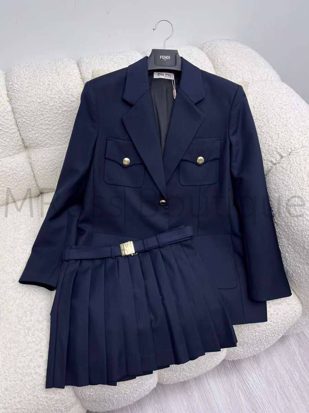 Женский костюм Miu Miu пиджак + юбка