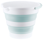 Ведро ФЛЕКС 10 л складное, носик для слива, отверстие для подвешивания, материал- полипропилен, ТЭП М2413