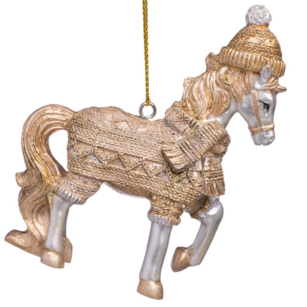 ЕЛОЧНОЕ УКРАШЕНИЕ "ЛОШАДКА" 7,5Х3Х9,5 СМ