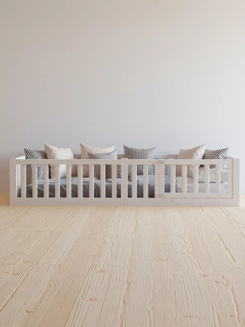 Калитка для односпальной кровати Афина 90х200, массив сосны