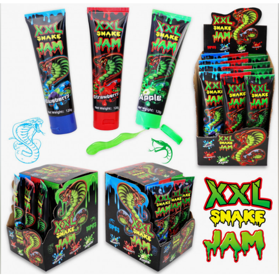 Жидкая карамель-гель "XXL Snake Jam" 12шт*120г