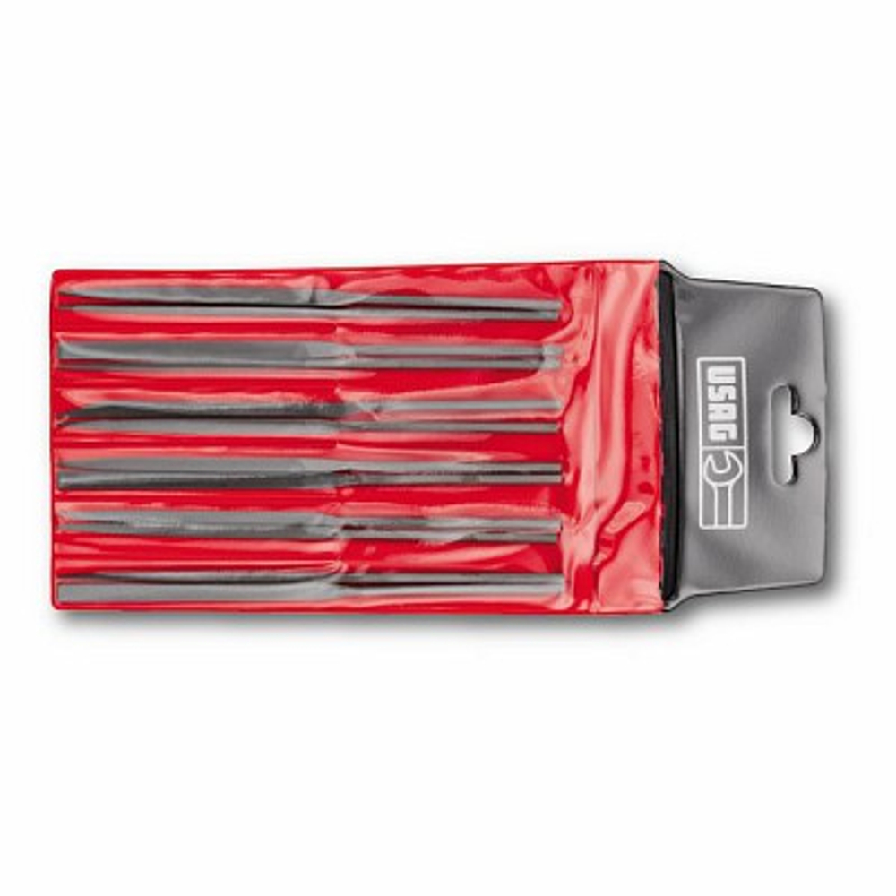 991 SE12 Набор из 12-и надфилей в чехле, USAG (Италия)