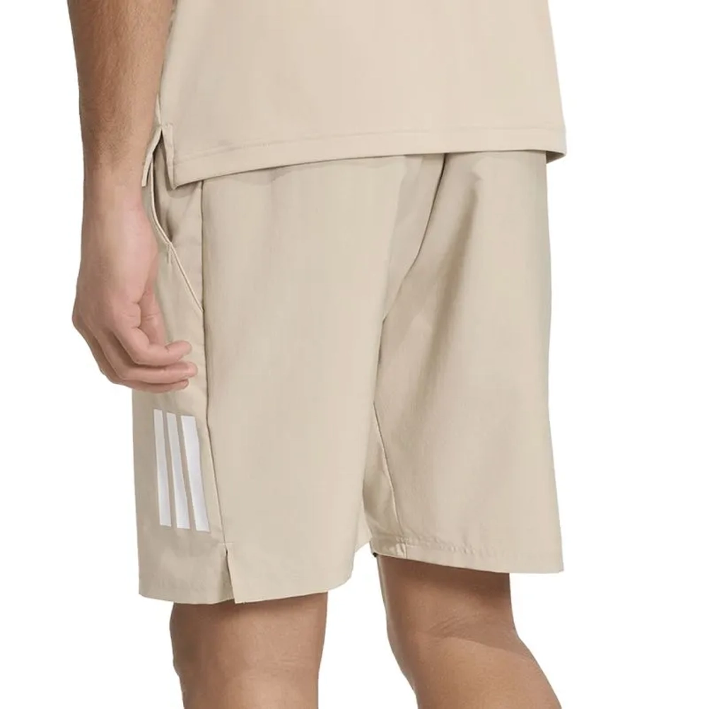 Мужские теннисные шорты Adidas Club Tennis Climacool 3-Stripes 7" - khaki three