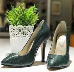 Туфли из кожи питона SH-131
