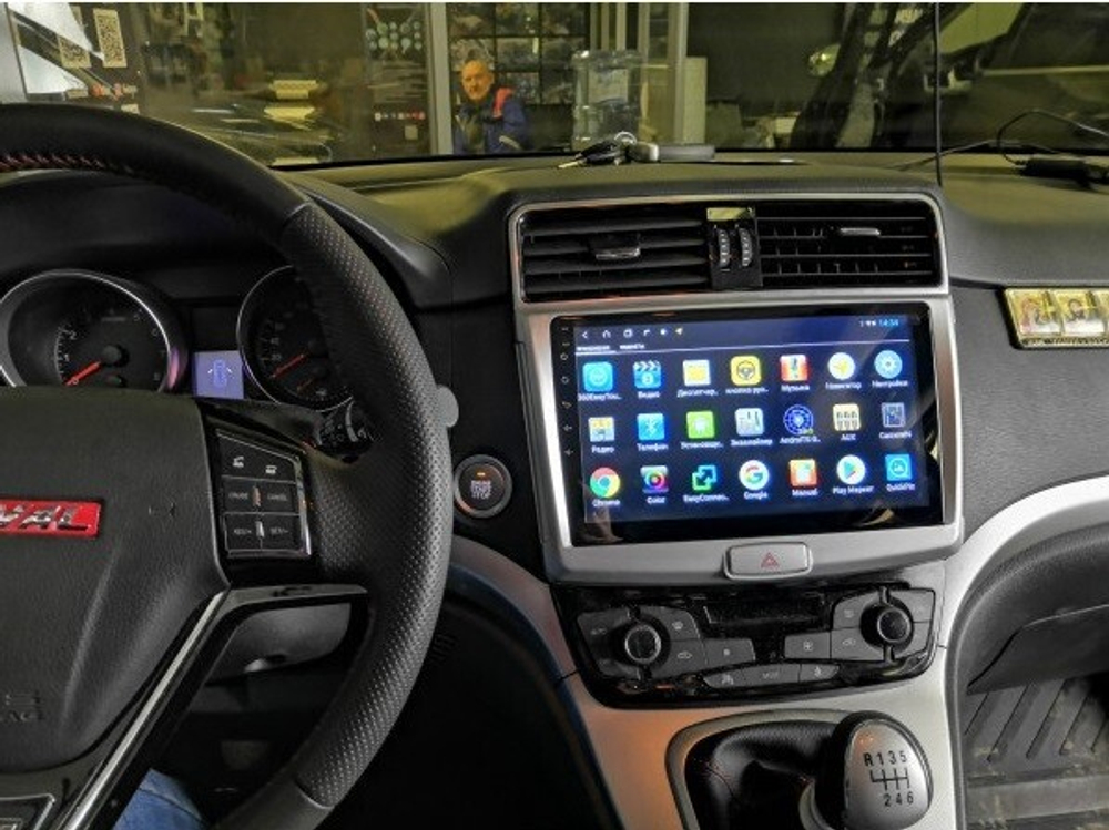 Магнитола для Haval H6/H6 Coupe 2016+ - Parafar PF800/801FHD на Android 13, 8-ядер, 2Гб+32Гб, CarPlay, 4G SIM-слот