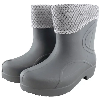 Полусапоги женские «Виктория» с вкладышем (серый, 38-39)