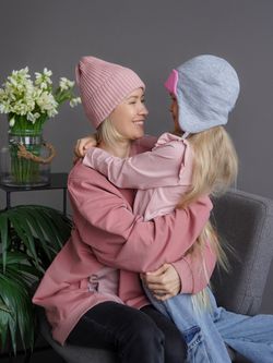 Шапка весенняя/осенняя вязаная (Жемчужно-пепельный) ТОКИ*