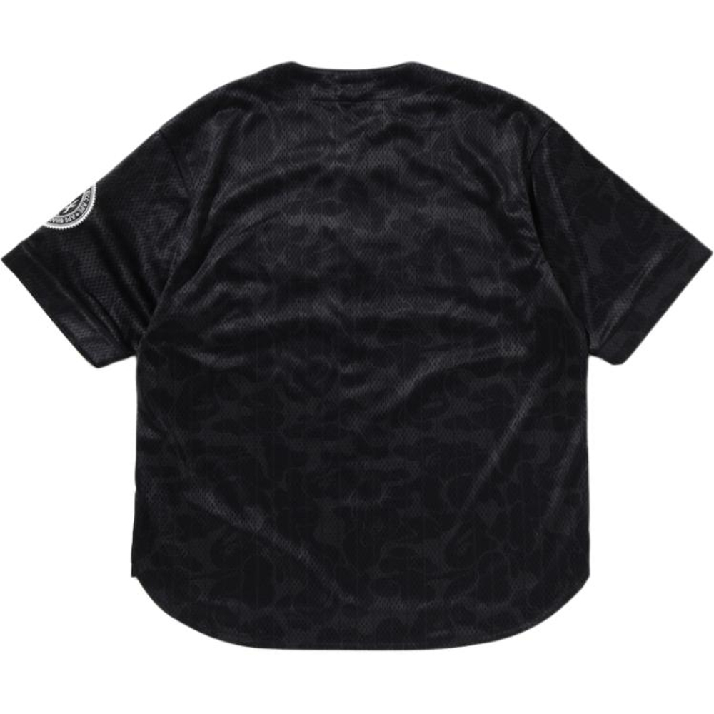 A Bathing Ape Bathing Ape Camo Stripe Baseball Shirt