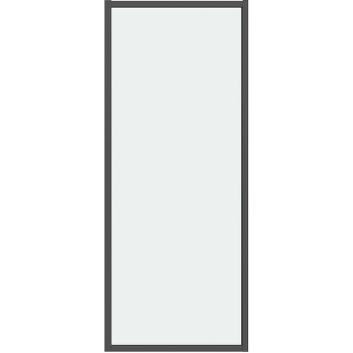 Душевая стенка Grossman Style 90 200.K33.05.90.21.00 профиль Черный матовый стекло прозрачное