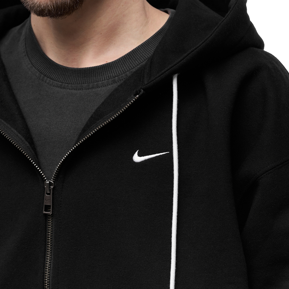 Nike hoodie black swoosh 2025