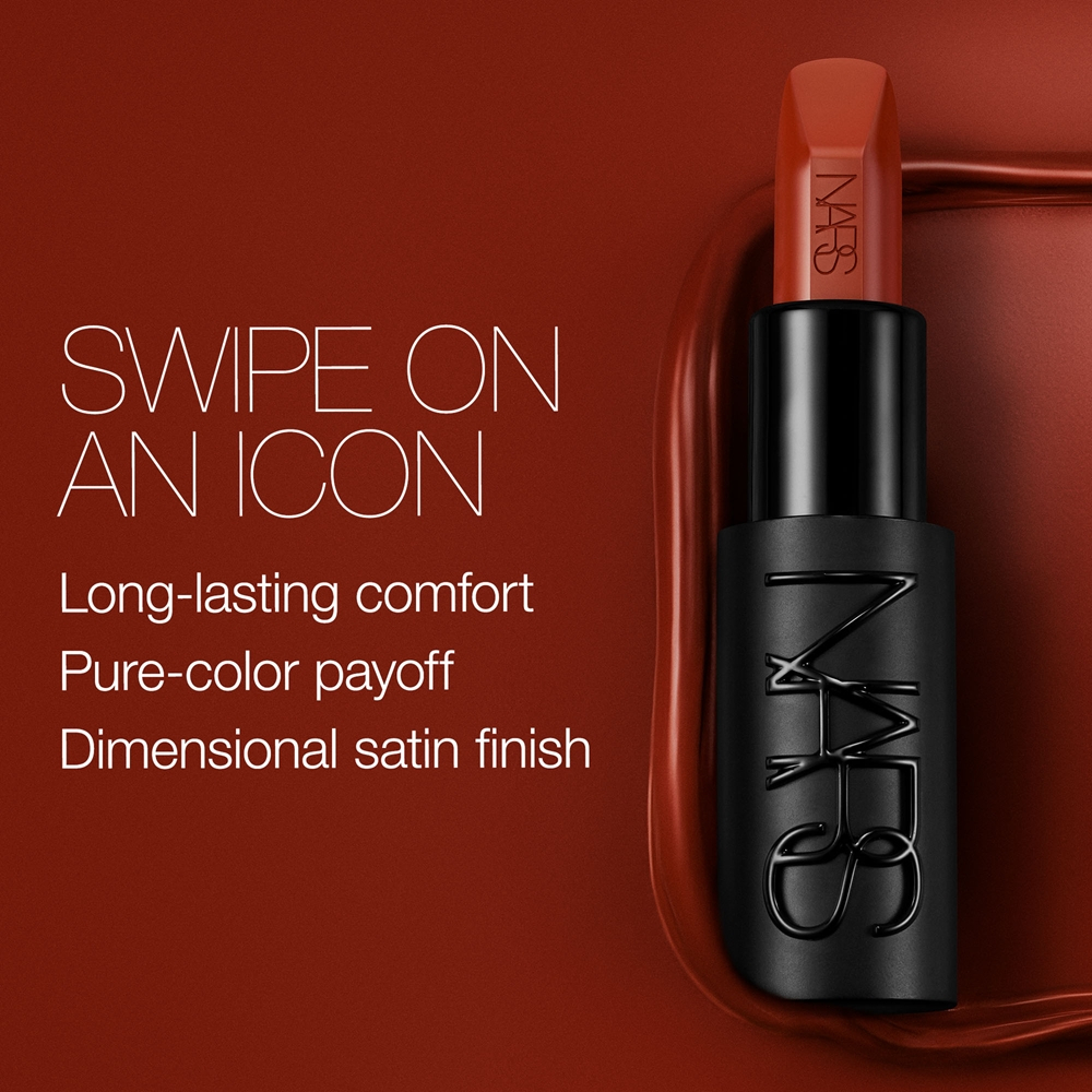 NARS Explicit Lipstick - Бархатная помада оттенок NO RULES, 3 g