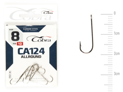 Крючки Cobra Allround ROUND сер. CA124 разм. 008 10шт.