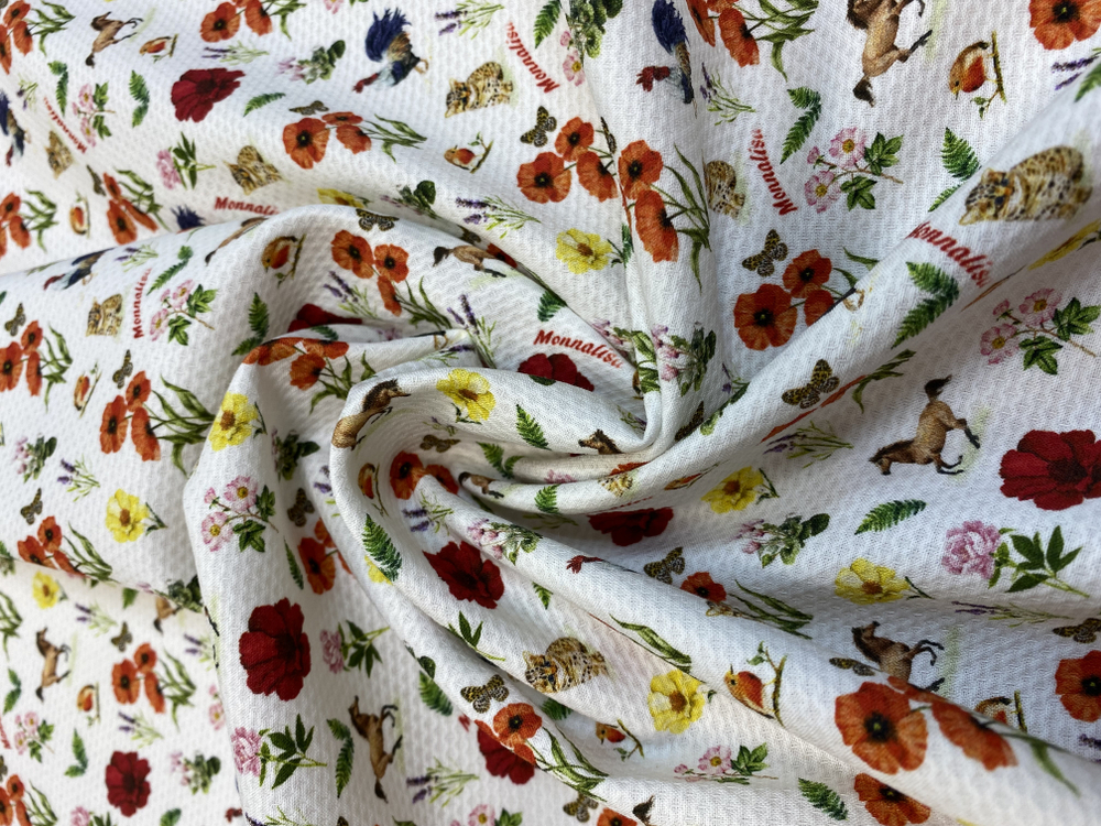 Ткань для шитья фактурный хлопок 100% (Италия) ш-150см цена за отрез 1,8м