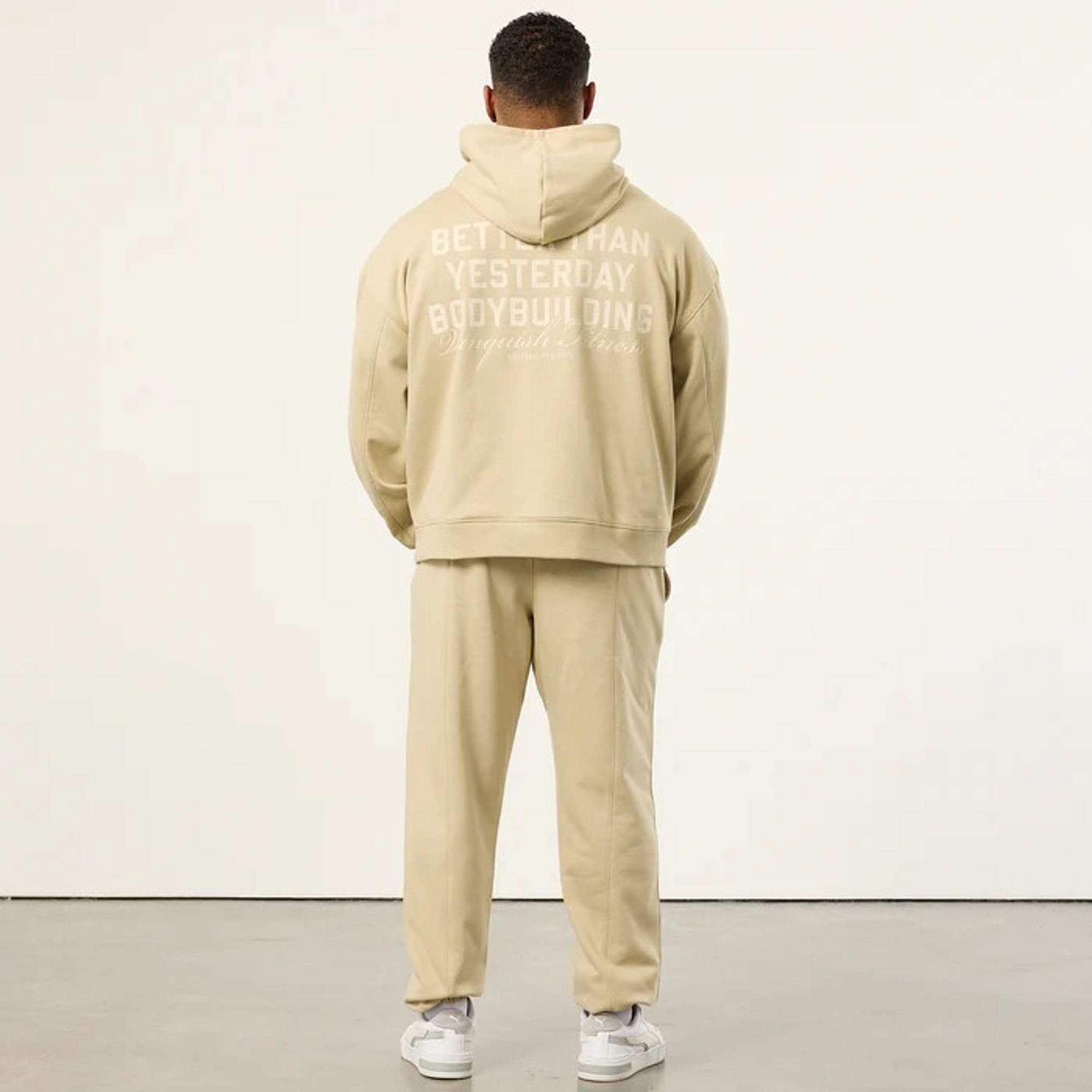 Толстовка VANQUISH Bodybuilding Hoodie Vintage Khaki