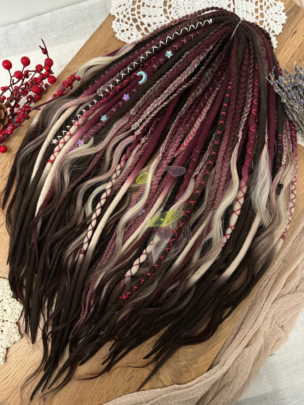 Войлочные дреды + кудри