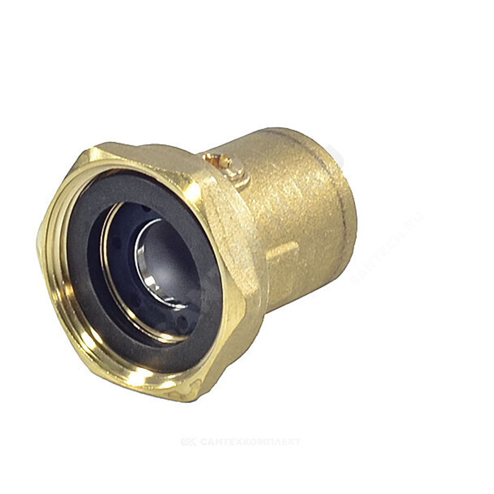 Соединение для подключения насоса латунь 1"x1 1/2" ВР с шаровым краном R252 Giacomini R252Y001
