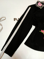 Куртка джинсовая с вышивкой Размер 52-54