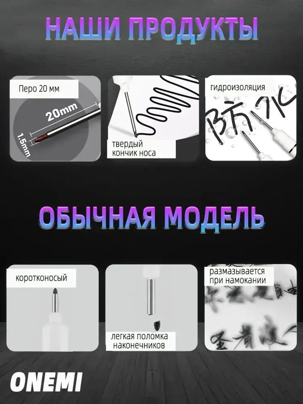 Набор маркеров с длинным стержнем 5 цвета/Маркер строительный с длинным наконечником для разметки (черный, красный, синий, зеленый, белый)