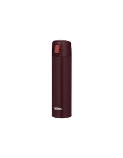 Термокружка Thermos FJM-450 BW (0,45 литра) с трубочкой, коричневая