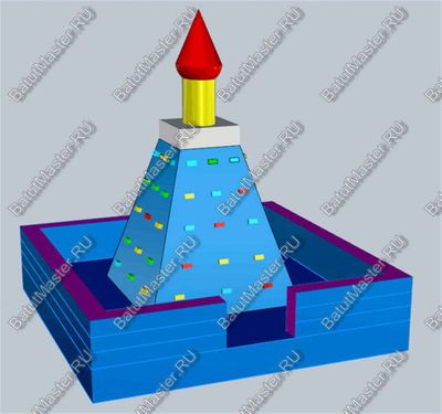 Скалодром "Пирамида" 8*8*7 м