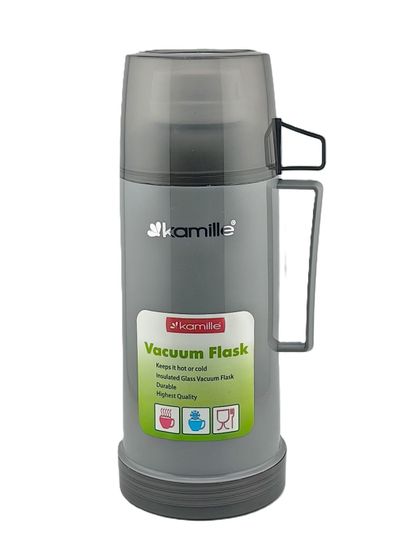 Термос 600 мл. со стеклянной колбой Kamille KM 2071 пластиковый корпус