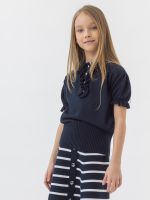 Джемпер для девочки арт. AT925 темно-синий