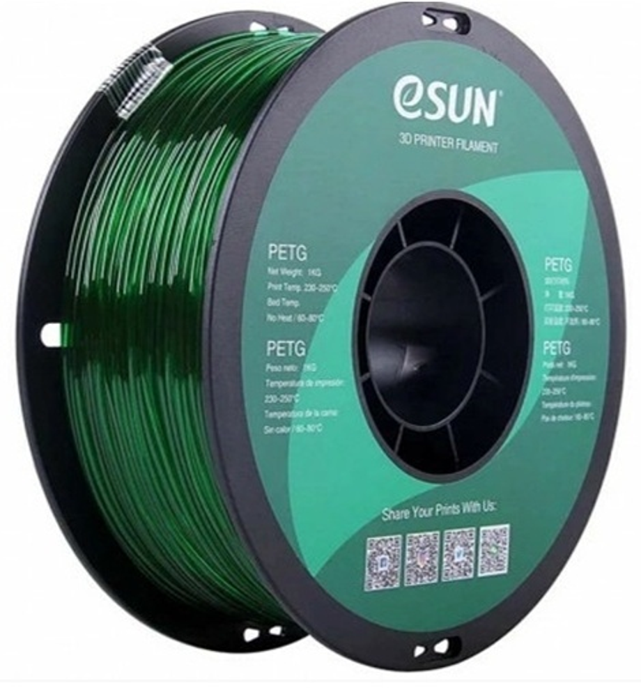 Пластик для 3D-печати ESUN PETG175SG1 зеленый
