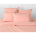 Набор из двух наволочек цвета пыльной розы из органического стираного хлопка из коллекции essential, 50х70 см