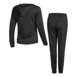 Женские теннисные Костюмы adidas Linear Tracksuit Women - Black