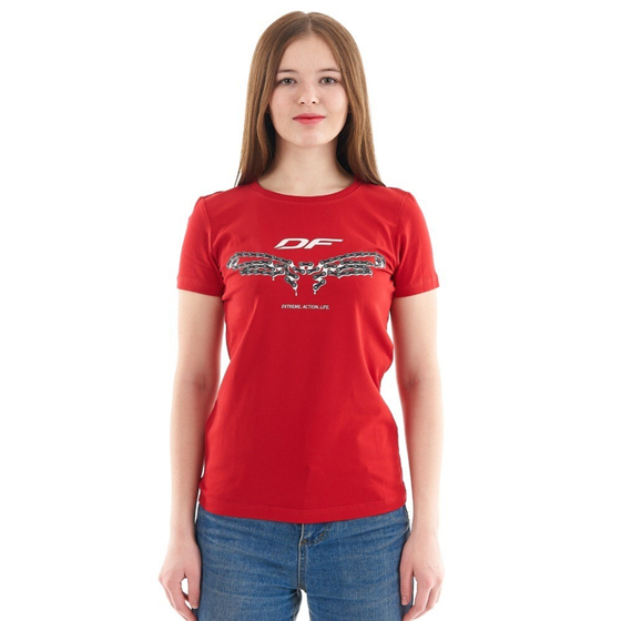 ФУТБОЛКА ЖЕНСКАЯ С ПРИНТОМ DRAGONFLY CHAIN