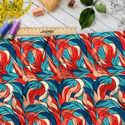 Ткань Ниагара Софт пламенный узор