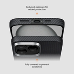 Накладка для iPhone 16 6.1" Pitaka Ultra Slim case черно-серая