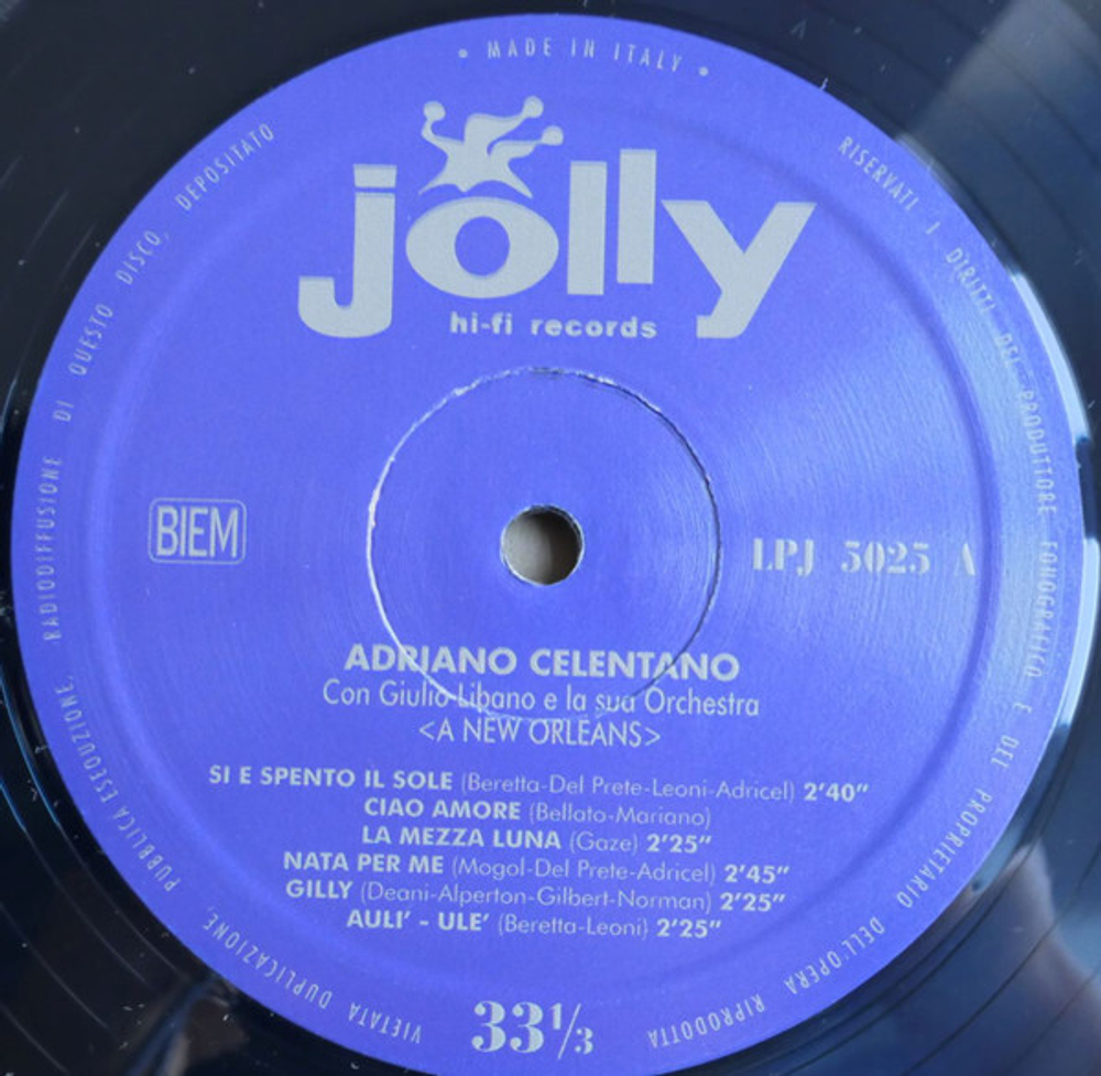 Adriano Celentano / A New Orleans (LP)