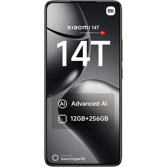 Смартфон Xiaomi 14T 12 ГБ | 512 ГБ («Титановый Черный» | Titan Black) (версия Global)