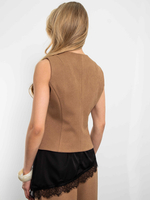 Жилет классический Basic (песочный)