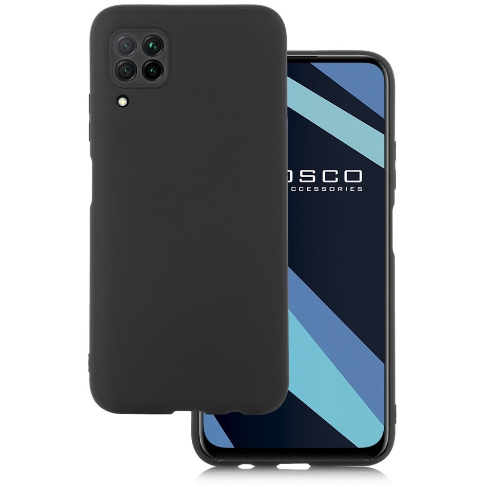 Чехол ROSCO для Huawei P40 lite оптом (арт. HW-P40L-COLOURFUL-BLACK)