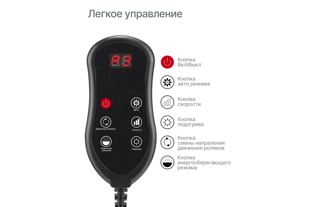 Массажная подушка для спины CleverCare Back Pleasure
