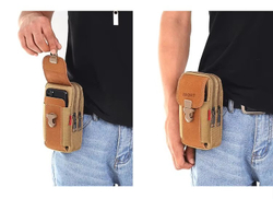 Универсальный поясной подсумок-чехол Waist bag vertical model