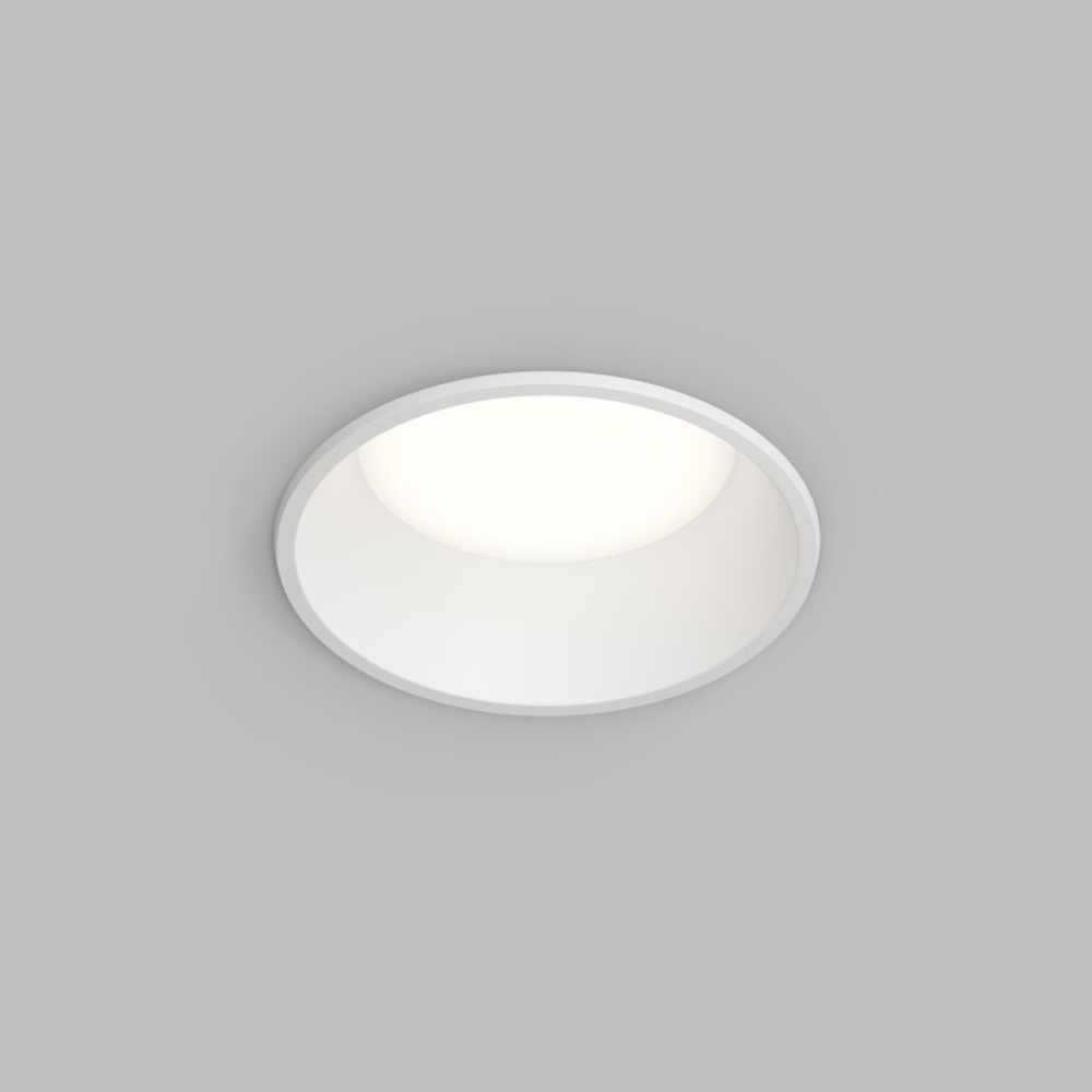 Встраиваемый влагозащищенный светильник TRIM, 12 Вт LED 3000-4000-6500K, IP44, алюминий, акрил