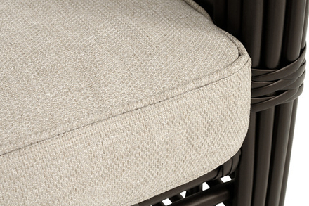 "Ницца" кресло из искусственного ротанга, цвет бронзовый