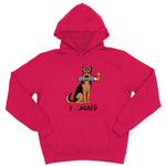 Толстовка "Овчарка любит людей"