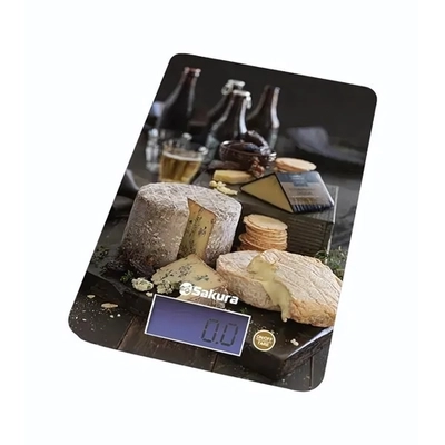 Весы кухон SA-6075CW 8кг элек сыр и вино