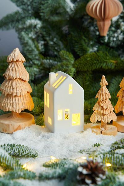 Домик-подсвечник 