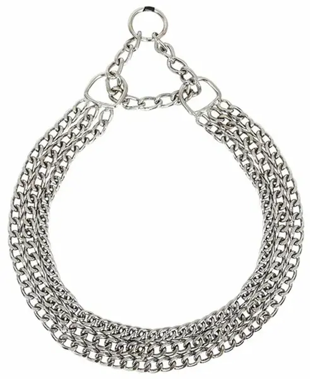 COLLAR Ошейник-удавка трехрядная 3 мм, 70 см