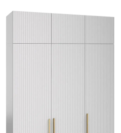 Антресоль для трехдверного шкафа Аляска, белый