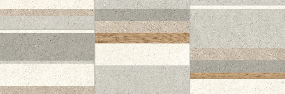 Настенная плитка Alma Ceramica TWU3090AGL14R Angola 30x90 микс матовая под камень / под дерево /