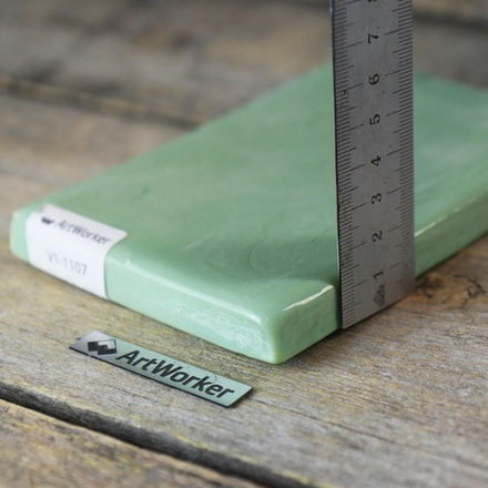 Смальта зелёного цвета, 600 гр, в кирпичиках V1-1107