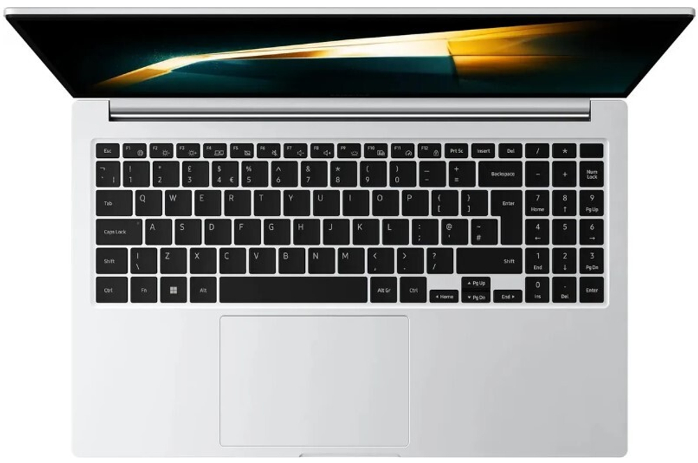 Ноутбук  Samsung Galaxy Book4 15.6 ", Core 7, 16 Гб RAM, 512 Гб SSD, Iris Xe Graphics, Серебристый