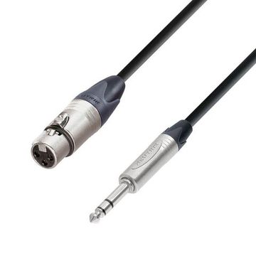 Adam Hall K5 BFV 0300 - кабель микрофонный, Neutrik XLR (F) - TRS (jack) stereo 6.3 mm, 0.22 мм2, 3
